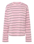 Monki - Long-Sleeved Cotton T-Shirt - Pikkade varrukatega - XXS