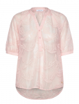 Coster Copenhagen - Transparent Shirt With Flowers - L&uuml;hikeste varrukatega - 44