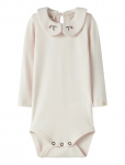 Lil'Atelier - Nbffundo Emb Ls Slim Body Lil - Pikkade varrukatega - 74