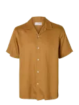 Selected - Slhregnoa Mix Shirt Ss Resort - L&uuml;hikeste varrukatega s&auml;rgid - M