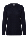 Filippa K - Braided Cotton V-Neck Sweater - Džemprid - L