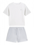 Tommy Hilfiger - Jersey Tee Seersucker Short Set - Pidžaamad (komplektid) - XS