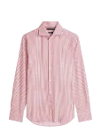 Tommy Hilfiger - Ny Flex Collar Clssc Strp Shirt - Triibulised s&auml;rgid - 41