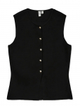 Vero Moda - Vmsaba Sl O-Neck Button Vest Btq - Varrukateta - XS