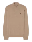Lexington Clothing - Cotton Half-Zip Knitted Sweater - Poolpika lukuga džemprid - XXL