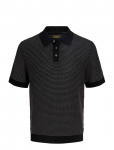 Jack & Jones - Jprblukingsley Knit Polo Ss Ln - L&uuml;hikeste varrukatega - L