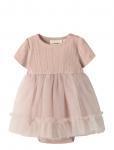 Lil'Atelier - Nbffanella Ss Body Tulle Dress Lil - L&uuml;hikeste varrukatega beebikleidid - 86