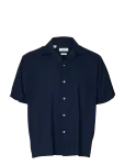 Selected - Slhrlxair Mix Ss Shirt - Vabaaja s&auml;rgid - XXL