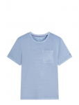 Tommy Hilfiger - Garment Dye Pocket Regular Tee - L&uuml;hikeste varrukatega - L