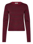 Weekday - Slim Long-Sleeved Cotton Top - Pikkade varrukatega - XXS