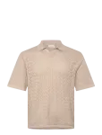 Jack & Jones - Jortyler Knit Ss Split Neck Polo Sn - L&uuml;hikeste varrukatega - S