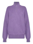 Polo Ralph Lauren - Mesh-Knit Cotton Quarter-Zip Sweater - Poolpika lukuga džemprid - L