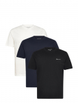 Belstaff - 3 Pack T-Shirt White / Fatigue Green / Old Silver Heather - L&uuml;hikeste varrukatega - XXL