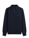 Tommy Hilfiger - Essential Terry Polo Snap Sweat - Pikkade varrukatega - XXL