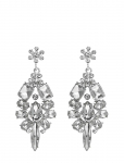 SN&Ouml; Of Sweden - Empire Big Pendant Ear  S/Clear - Onesize - Statement k&otilde;rvar&otilde;ngad - ONE SIZE