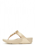 FitFlop - Lulu Ultra-Jewel Metallic Toe-Post Sandals - Pl&auml;tud - 42