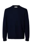 Selected - Slmtray Merino Brushed Crew Noos - &Uuml;mara kaelusega - XL