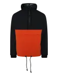 Stutterheim - Forsa Two Tone Matte Black/Pumpkin - Anorakid - XS