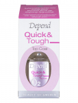 Depend Cosmetic - Quick & Tough Topcoat - Base & Top Coat - 11 ML