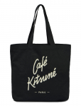 Maison Kitsune - Tote Bag Cafe Kitsune Bk - Ostukotid - ONE SIZE