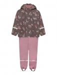 Little B - Pu Set Aop W. Fleece - Vihmariiete komplektid - 86