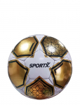 SportX - Tft - Fodbold Gold/White Star Metallic Str. 5 - Jalgpallipallid - ONE SIZE