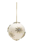 Anna + Nina - Starry Night Ivory Ornament - J&otilde;ulukuulid ja kuuseehted - ONE SIZE