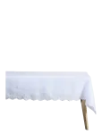 Lene Bjerre - Anglaise Tablecloth 220X140X Cm. White - Laudlinad ja linikud - 220X X 140CM