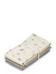 Cam Cam Copenhagen - Muslin Cloth, 3-Pack - Gots Mix - Bows - Musliinlapid - ONE SIZE