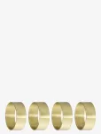 Bloomingville - Laurie Napkin Ring 4-Pack - Salvr&auml;tikur&otilde;ngad ja -hoidjad - ONE SIZE