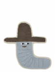 OYOY MINI - Calle Cowboy Rug - As&uuml;mmeetrilised vaibad - 82X85CM