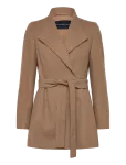 French Connection - Platform Felt Crossover Coat - Villased jakid - 38