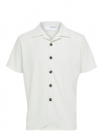 Selected - Slhloose-Plisse Resort Ss Shirt Ex - L&uuml;hikeste varrukatega - XL