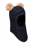 Huttelihut - Balaclava Wool Alpaca Pompoms - Maskm&uuml;tsid - 48\0-12M
