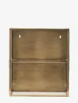 House Doctor - Cabinet, Hdglass, Brass - Kapid - 35X15X40CM