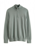 GANT - Classic Cotton Half Zip - Poolpika lukuga džemprid - XXXL