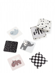 Done By Deer - Baby Kontrastkort 10 Stk. Deer Friends Farvemix - Activity Toys - 11X 11CM