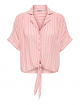 ONLY - Onlpaula Life S/S Tie Shirt Wvn Noos - L&uuml;hikeste varrukatega - XL