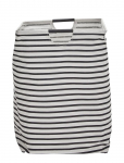 House Doctor - Vasket&oslash;jspose, Hdstripes, Sort/Hvid - Pesukorvid - L:40CM