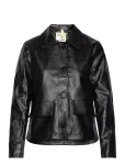Brixtol Textiles - Sissel Faux Leather Black - Nahk - L