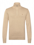 Polo Ralph Lauren - Cotton Quarter-Zip Mockneck Sweater - Poolpika lukuga džemprid - XS