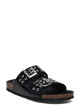 Bianco - Biamiami Two Buckle Slide Patent Leather - Madalad sandaalid - 39