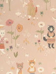 Majvillan - Wallpaper Catwalk Sweet Pink - Wallpapers - 1005X 53CM