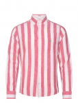 Gant - Reg Cotton Linen Bold Stripe Shirt - Triibulised s&auml;rgid - XXL