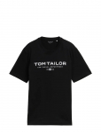 Tom Tailor - T-Shirt With Print - L&uuml;hikeste varrukatega - XL
