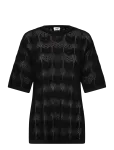 Twist & Tango - Uma Crochet Tee - L&uuml;hikeste varrukatega - XS