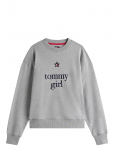 Tommy Jeans - Tommy Girl Graphic Crew Neck - Dressipluusid - L