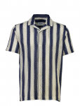Lindbergh - Bold Striped Resort Shirt S/S - L&uuml;hikeste varrukatega s&auml;rgid - S
