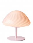 Halo Design - Candy Mini Mush Table Lamp, Glass Head, Metal Base Rose - Laualambid - ONE SIZE