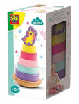 SES Creative - Stacking Tower - Unicorn - Virnastatavad klotsid - ONE SIZE